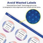 Waterproof Round Labels, 2.5" Diameter, 72 Pack