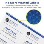 Avery 250 Matte Clear Printable Shipping Labels