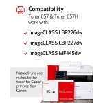 Canon 057 Black Toner Cartridge for Laser Printers