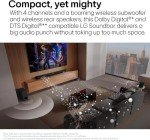 LG 4.1 Channel Soundbar with Surround Speakers