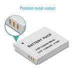 Mliepow NB-6L Battery and Charger Kit - 2 Pack