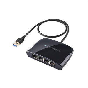 USB Gigabit Ethernet Switch with 4 Ports