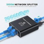 HRSDEIE Gigabit Ethernet Splitter for Dual Connections