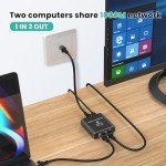 HRSDEIE Gigabit Ethernet Splitter for Dual Connections