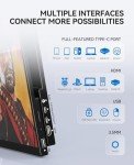 15.6" Portable Touchscreen Monitor 1080P IPS HDMI