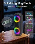 NOTABRICK 30W Portable Bluetooth Speakers with Lights