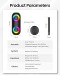 NOTABRICK 30W Portable Bluetooth Speakers with Lights