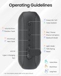 NOTABRICK 30W Portable Bluetooth Speakers with Lights