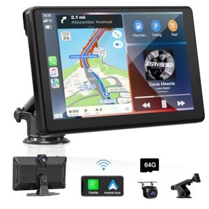 9" Wireless Carplay Touchscreen Stereo with Dash Cam