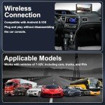 9" Wireless Carplay Touchscreen Stereo with Dash Cam