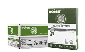 Boise X-9 Multi-Use Copy Paper, 3 Reams