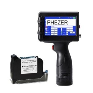 Phezer P15 Handheld Inkjet Printer for Any Surface