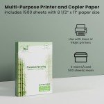 BAM POS Bamboo Printer Paper - 1500 Sheets