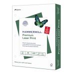Hammermill Premium 24lb Laser Print Paper, 500 Sheets