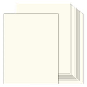 100 Sheets 8.5x11 Off White Cardstock Paper