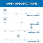 Hammermill Premium 24lb Laser Print Paper, 500 Sheets