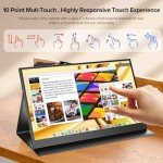 EVICIV 15.6" FHD Touchscreen Portable Monitor