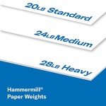 Hammermill 20 lb Copy Paper, 8.5 x 11, 400 Sheets