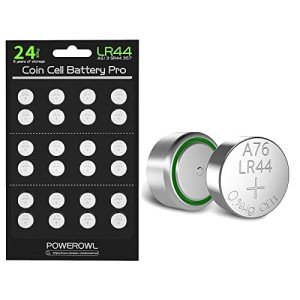 POWEROWL 24-Pack High Capacity Coin Cell Batteries