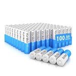 Voniko Premium Alkaline AA Batteries - 100 Pack