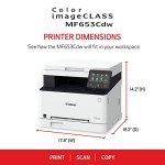Canon Color MF653Cdw Wireless Multifunction Laser Printer
