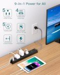 Power Strip Surge Protector with USB-C & Outlets