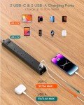 Power Strip Surge Protector with USB-C & Outlets