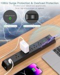 Power Strip Surge Protector with USB-C & Outlets