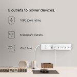 Belkin 6-Outlet Surge Protector with Rotating Plug