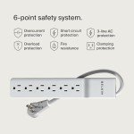Belkin 6-Outlet Surge Protector with 10ft Cord