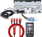 Pioneer MVH-X390BT Media Receiver & USB Charging Cable Bundle