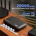 Mini UPS Battery Backup 20000mAh for Routers