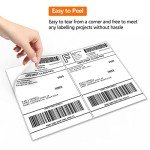 SJPACK 1000 Self-Adhesive Shipping Labels - 8.5"x5.5