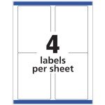 Avery Printable Shipping Labels, 3.5"x5", White, 400 Count