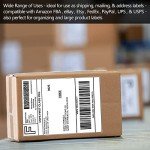 SJPACK 1000 Self-Adhesive Shipping Labels - 8.5"x5.5
