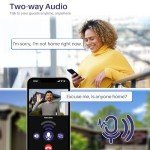 Wireless Video Doorbell Camera with AI Detection