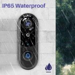 Wireless Video Doorbell Camera with AI Detection