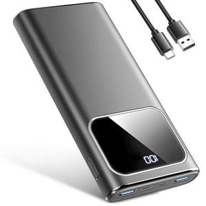 Rolosar 10000mAh Portable Power Bank with Fast Charging