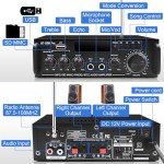 Bluetooth 5.0 Home Audio Stereo Amplifier 800W