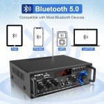 Bluetooth 5.0 Home Audio Stereo Amplifier 800W