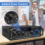 Bluetooth 5.0 Home Audio Stereo Amplifier 800W