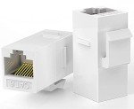 10 Pack Cat6 RJ45 Ethernet Couplers - White