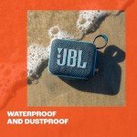 JBL Go 4 - Portable Waterproof Bluetooth Speaker (Blue)