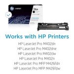 HP 26A Black Original Toner Cartridge for Laserjet