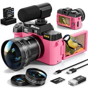 Mo 4K Vlogging Camera with 180° Flip Screen