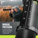 High-Power 420-800mm f/8.3 Telephoto Zoom Lens
