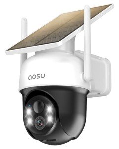 AOSU Solar Outdoor Security Camera - 360° View