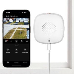2K Window Security Camera with Color Night Vision