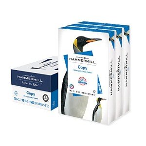 Hammermill 20Lb Copy Paper, 8.5x14, 1500 Sheets