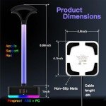 RGB Headphone Stand with Charger and USB Ports